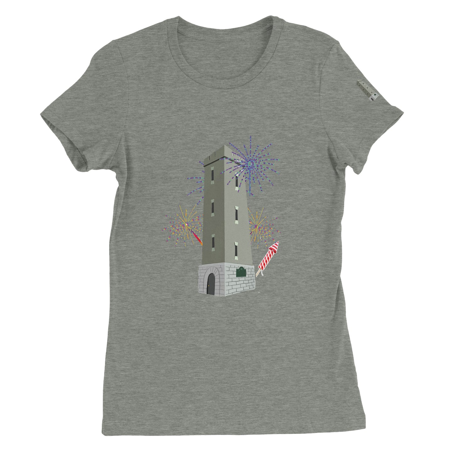 Women's Tower + Fireworks Tee