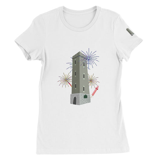 Women's Tower + Fireworks Tee