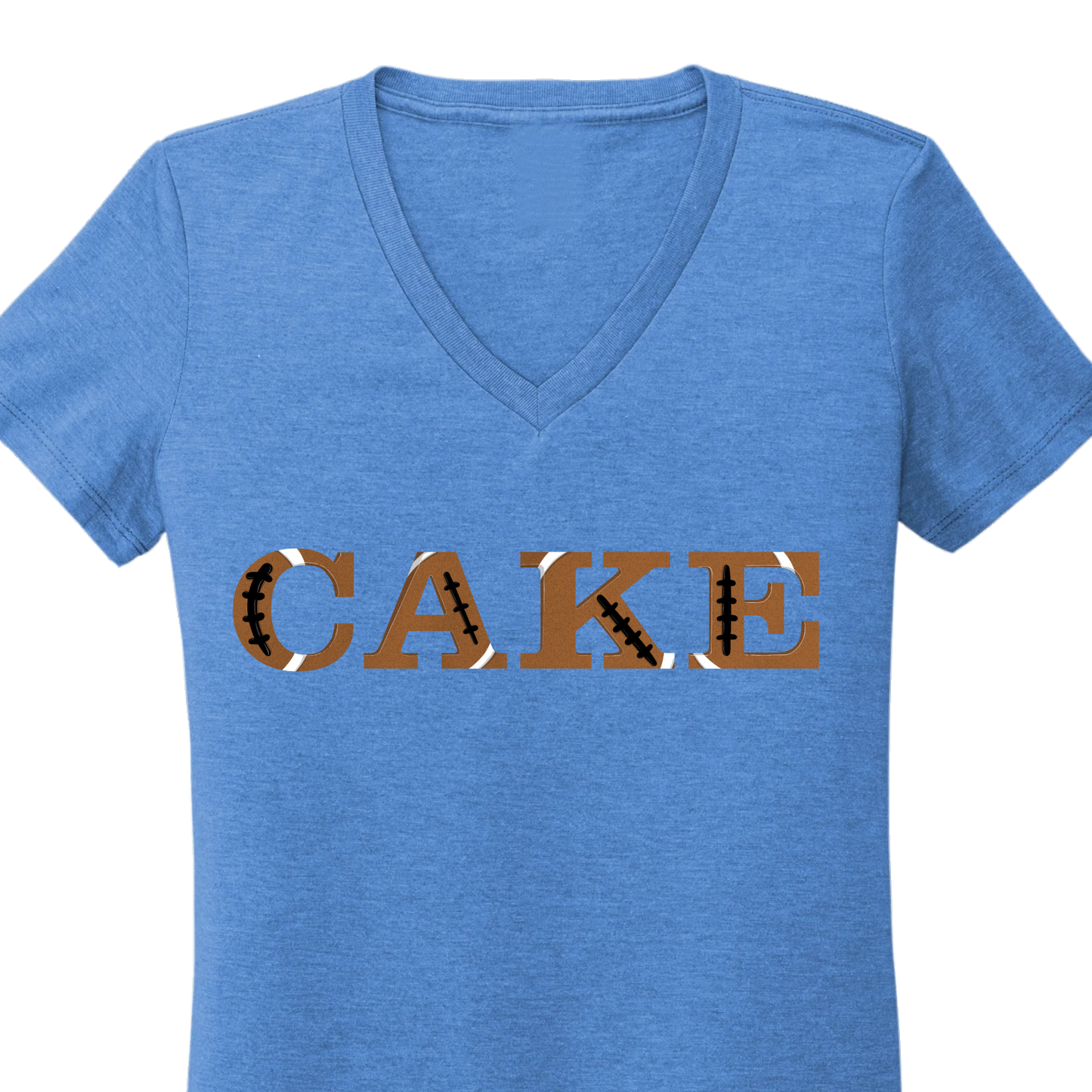 Women's CAKE Football V-Neck